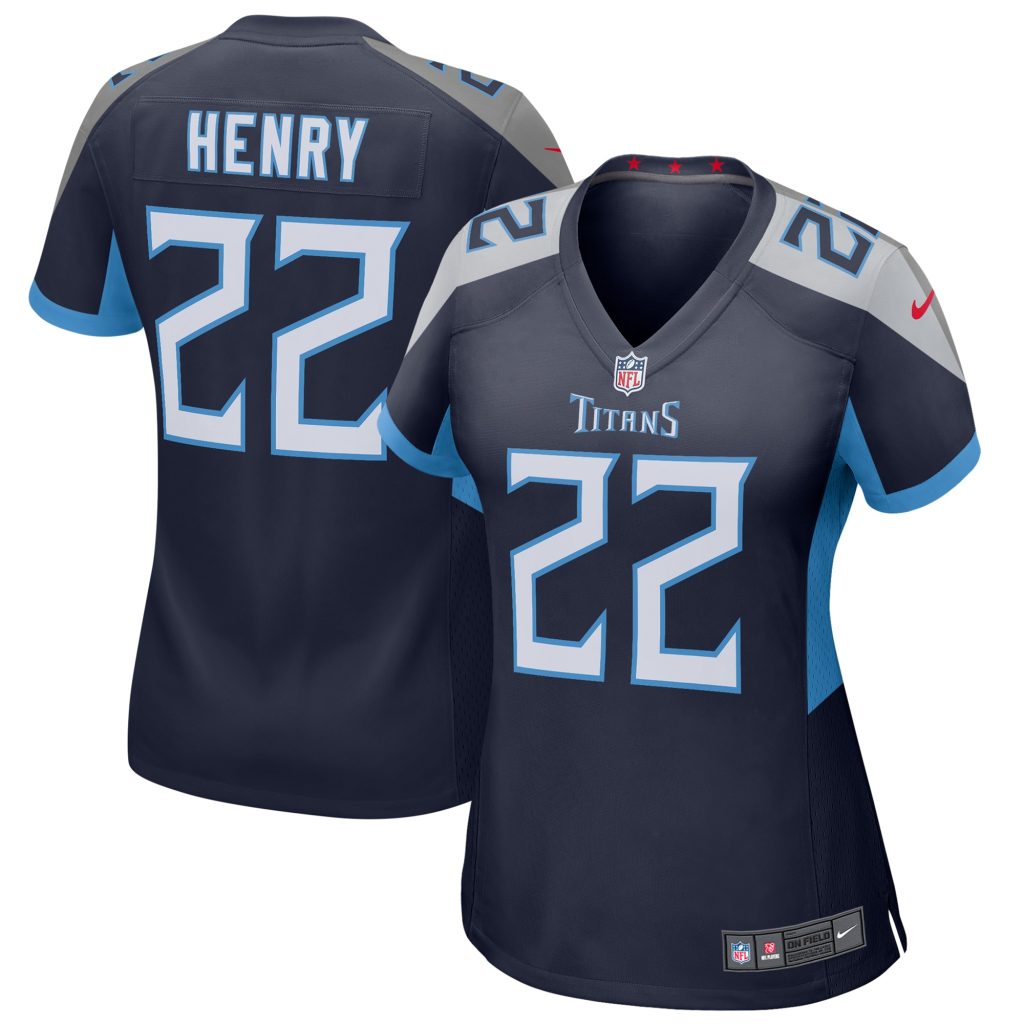 Derrick Henry Tennessee Titans Nike Women's Game Jersey - Navy