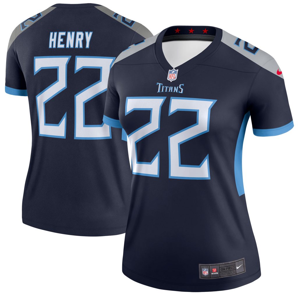 Derrick Henry Tennessee Titans Nike Women's New Legend Jersey - Navy