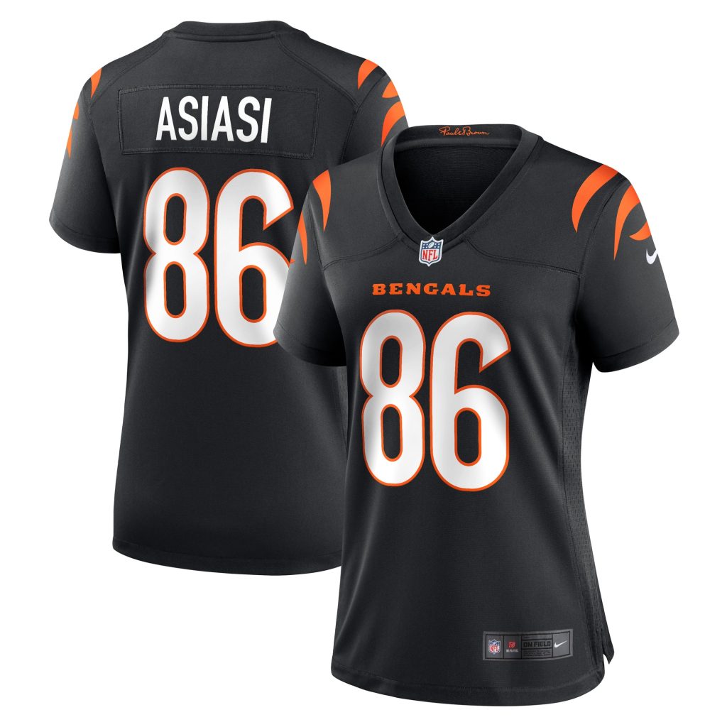 Women's Cincinnati Bengals Devin Asiasi Nike Black Game Player Jersey