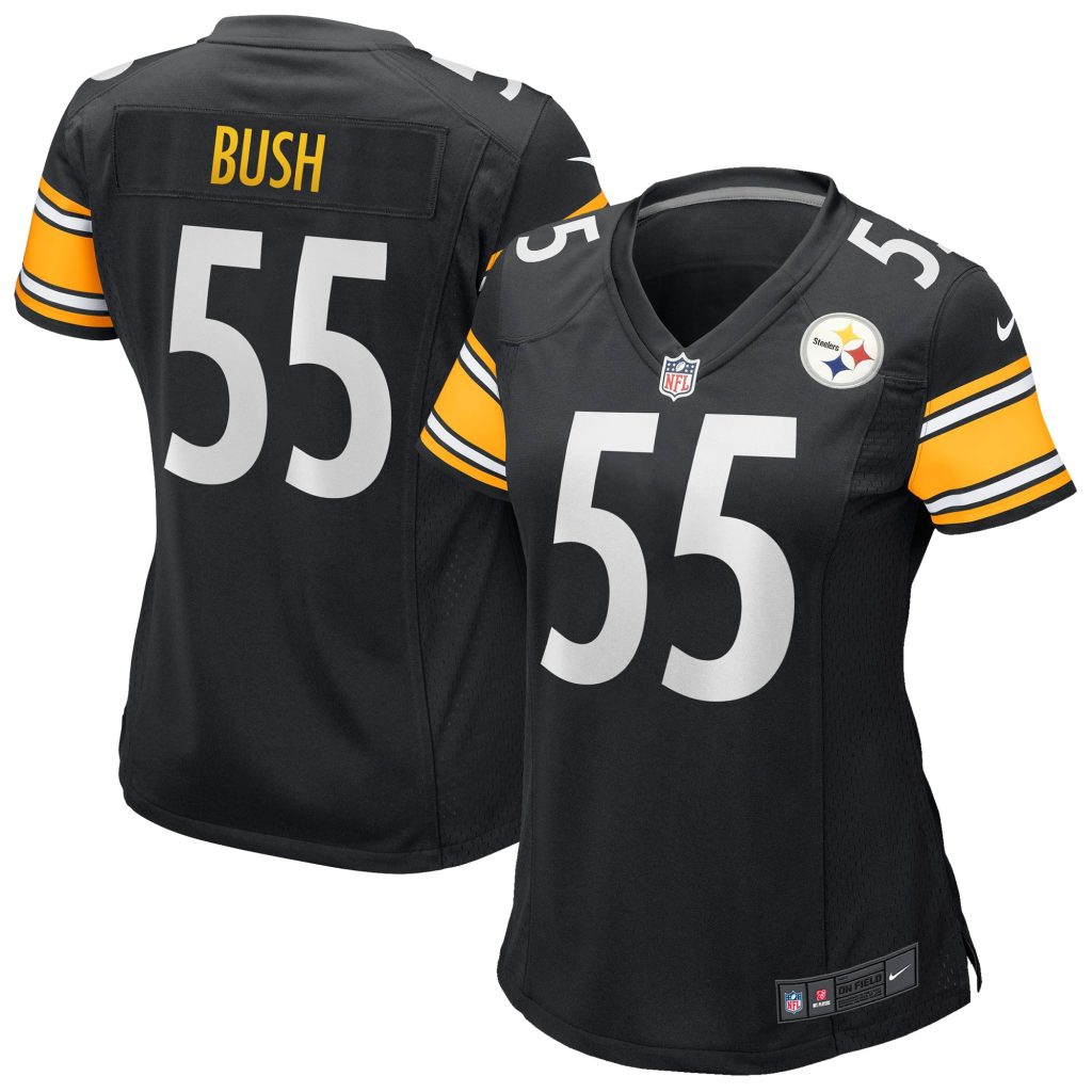 Women's Nike Devin Bush Black Pittsburgh Steelers Game Jersey