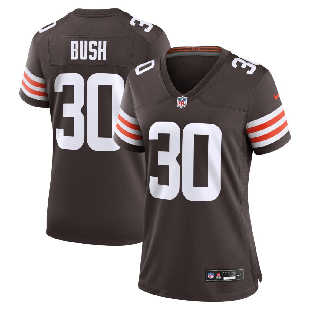 Devin Bush Cleveland Browns Nike Women's  Game Jersey -  Brown