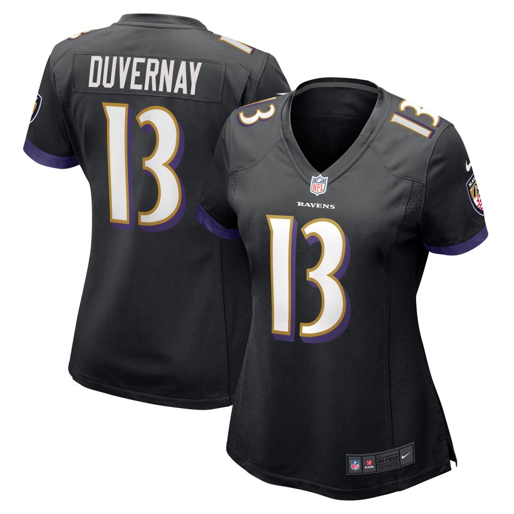 Women's Baltimore Ravens Devin Duvernay Nike Black Game Player Jersey