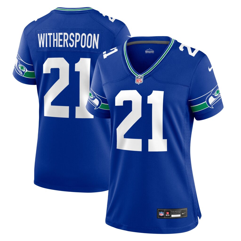 Devon Witherspoon Seattle Seahawks Nike Women's Throwback Player Game Jersey - Royal