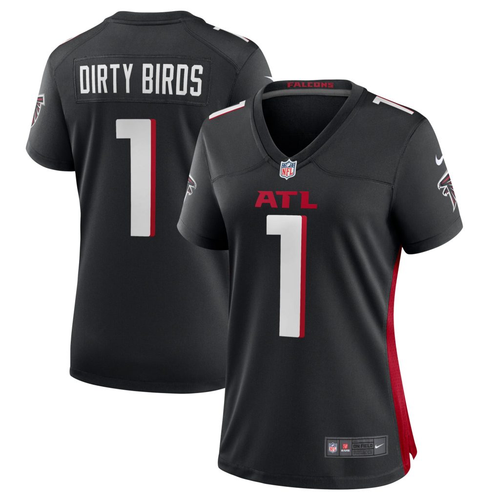 Women's Atlanta Falcons Dirty Birds Nike Black Game Jersey