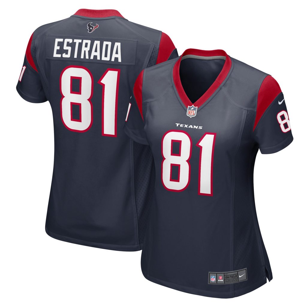 Women's Houston Texans Drew Estrada Nike Navy Game Player Jersey