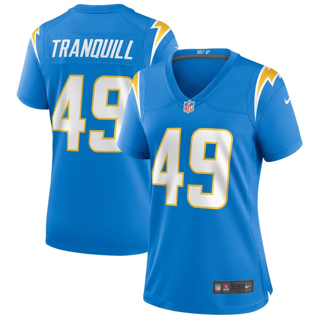 Women's Los Angeles Chargers Drue Tranquill Nike Powder Blue Game Jersey