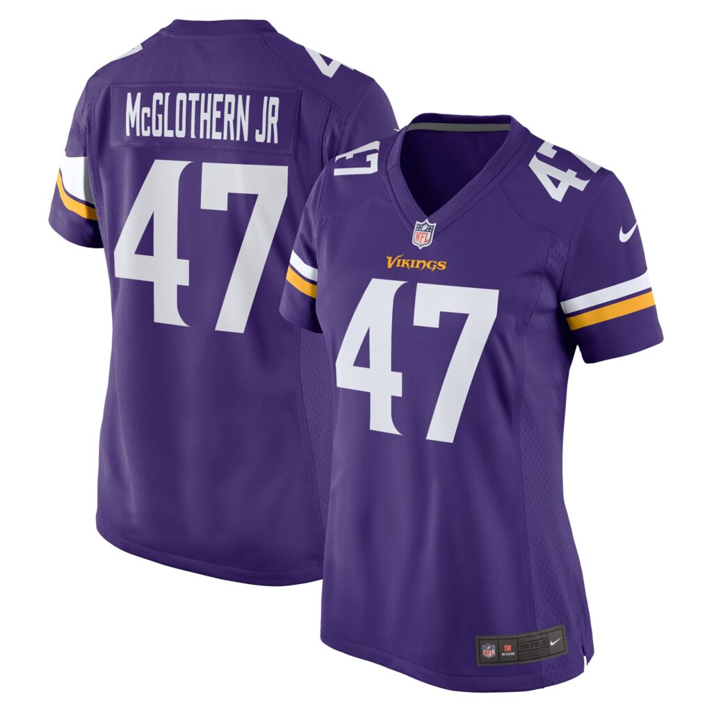 Dwight McGlothern Jr. Minnesota Vikings Nike Women's Game Jersey -  Purple