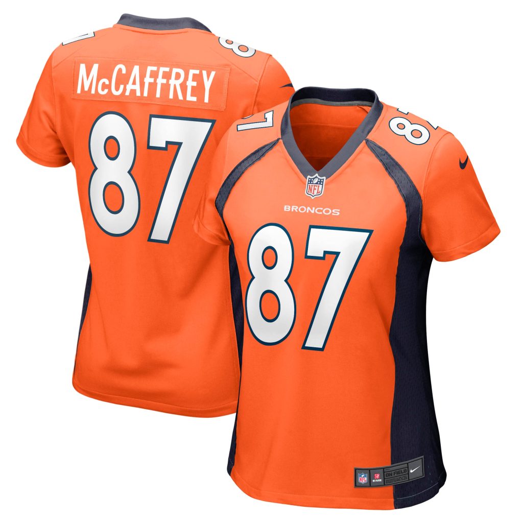 Women's Denver Broncos Ed McCaffrey Nike Orange Game Retired Player Jersey