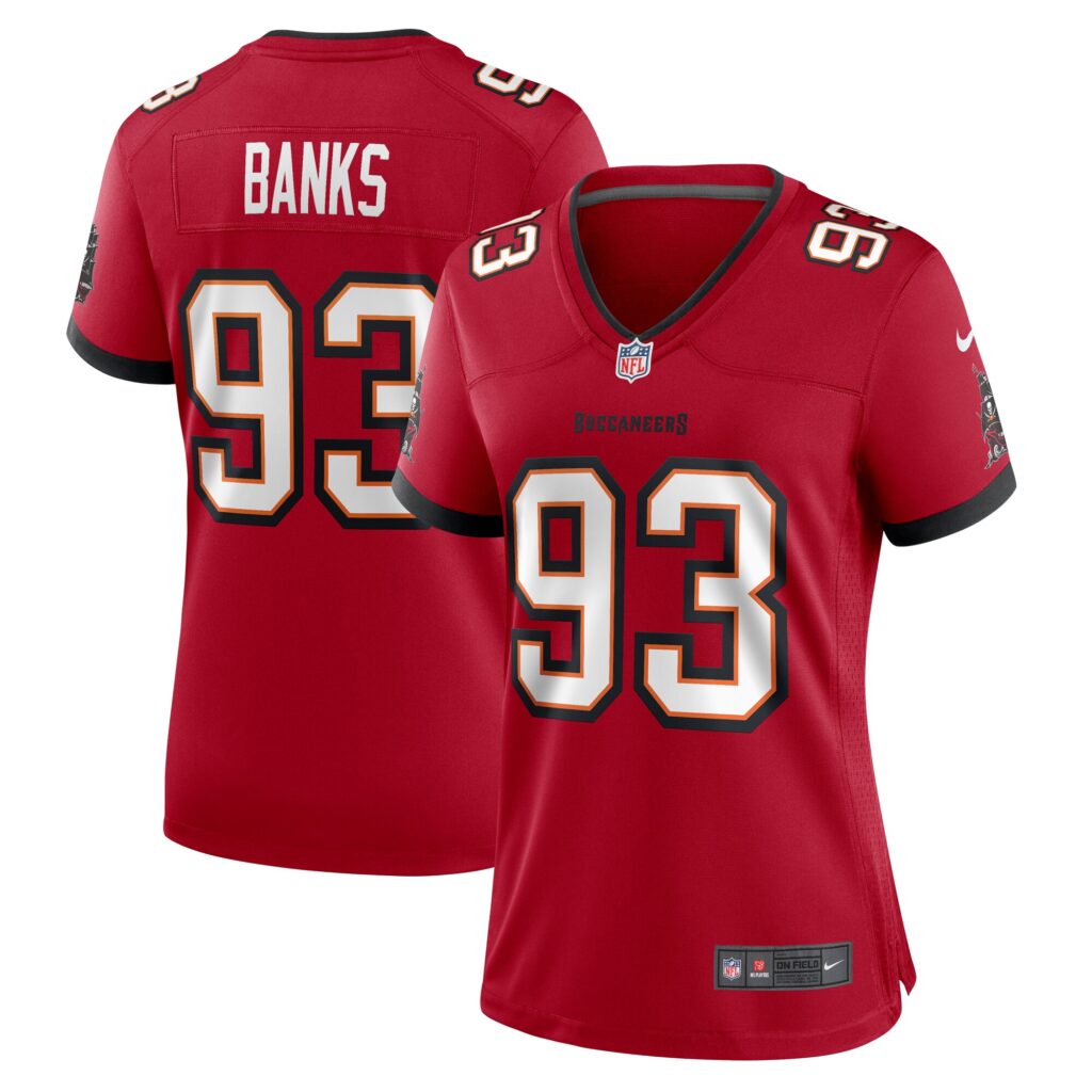 Eric Banks Tampa Bay Buccaneers Nike Women's  Game Jersey -  Red