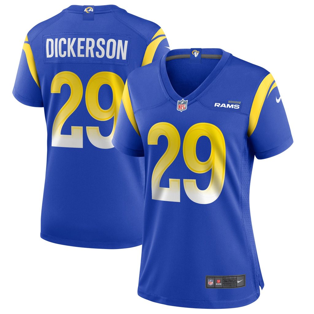 Women's Los Angeles Rams Eric Dickerson Nike Royal Game Retired Player Jersey