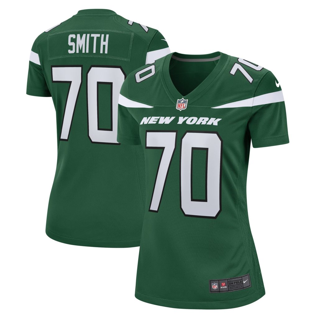 Women's New York Jets Eric Smith Nike Gotham Green Game Player Jersey