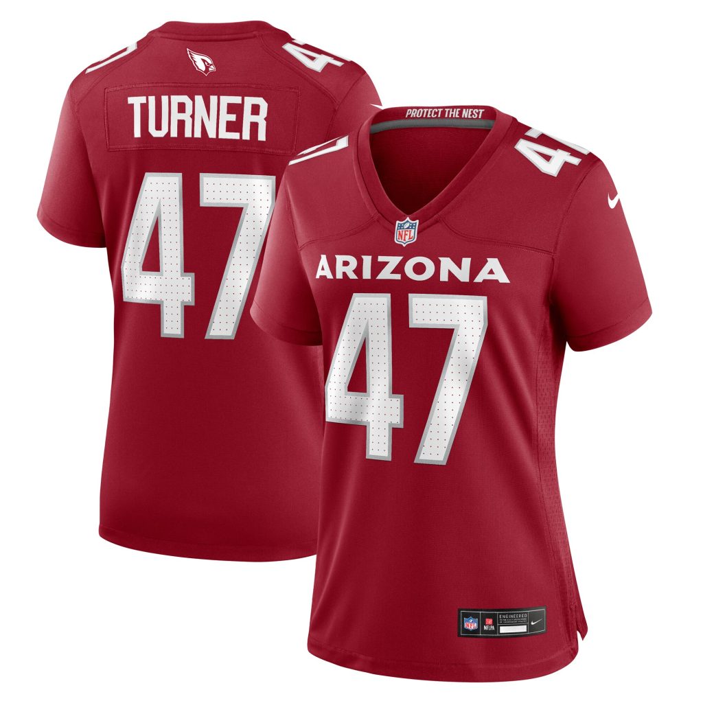 Ezekiel Turner Arizona Cardinals Nike Women's Team Game Jersey -  Cardinal
