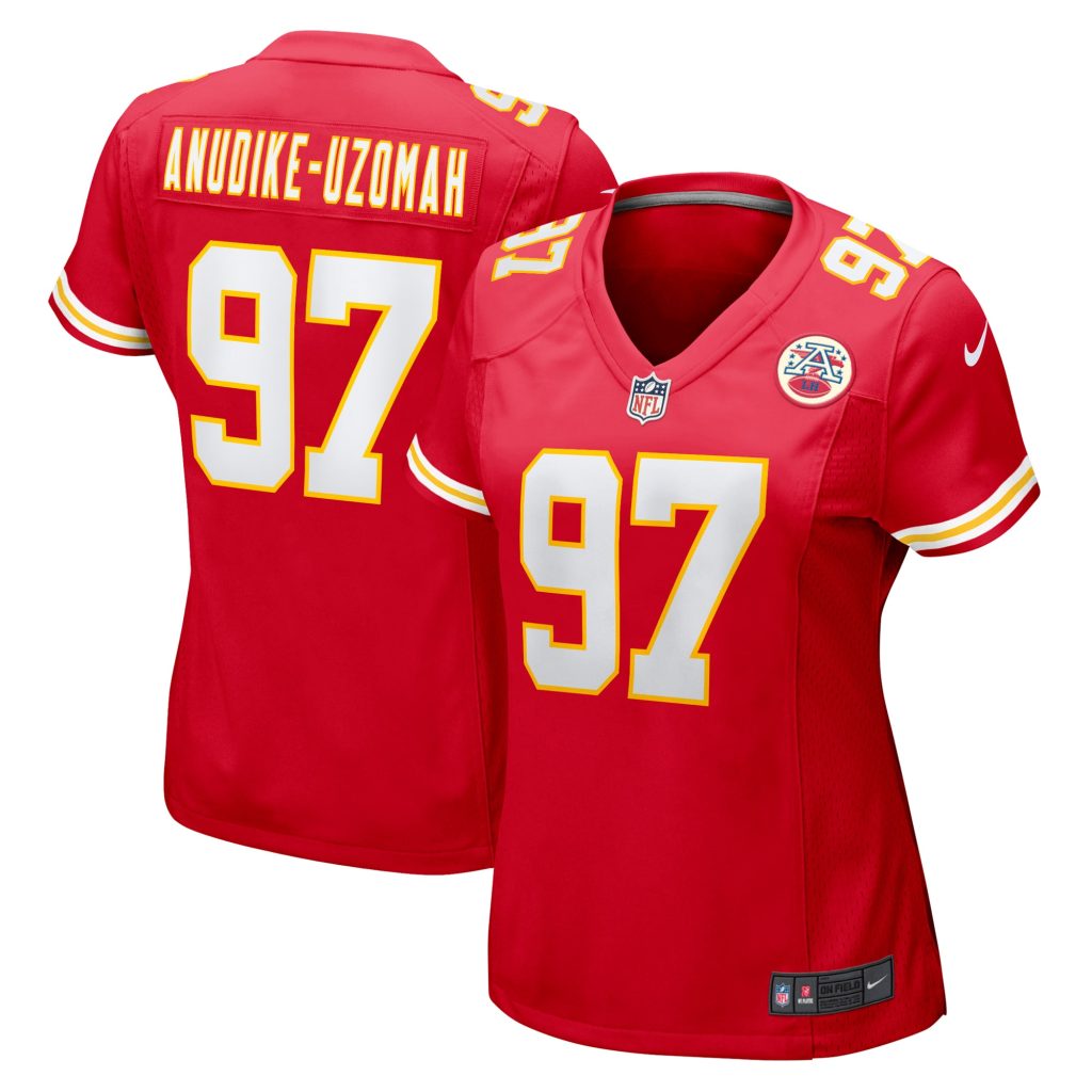 Women's Kansas City Chiefs Felix Anudike-Uzomah Nike Red 2023 NFL Draft First Round Pick Game Jersey