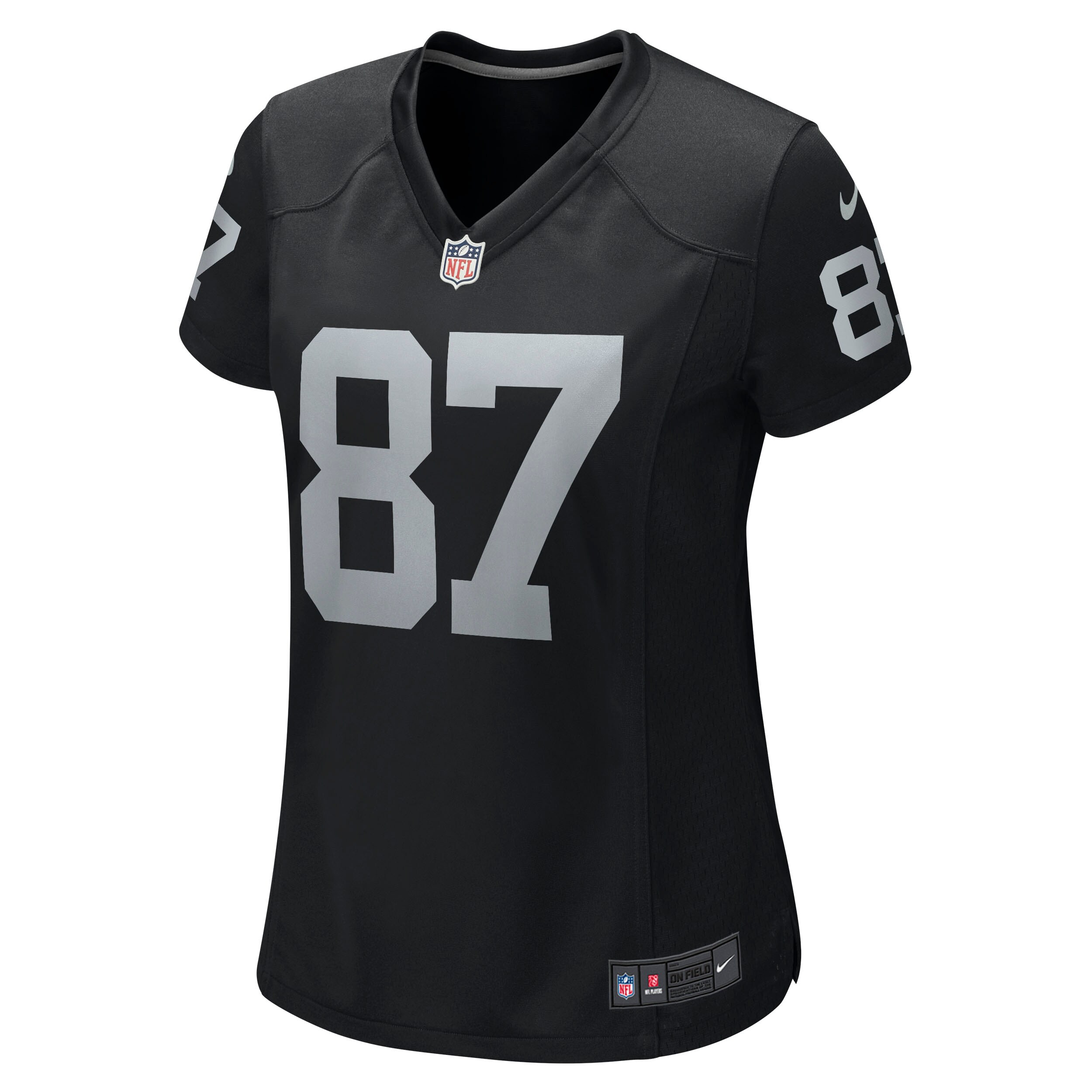 Women's Las Vegas Raiders Foster Moreau Nike Black Game Jersey