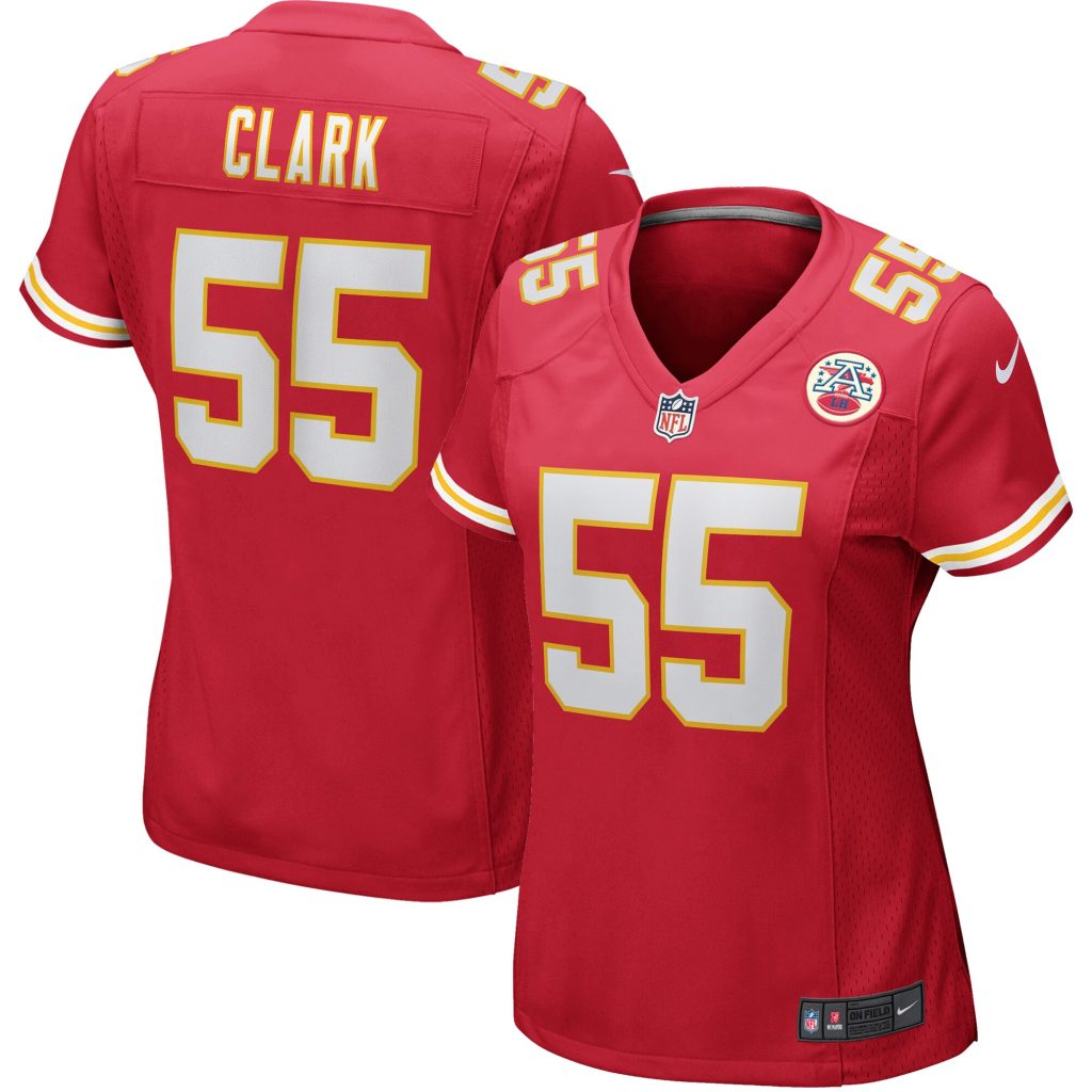 Women's Nike Frank Clark Red Kansas City Chiefs Game Jersey