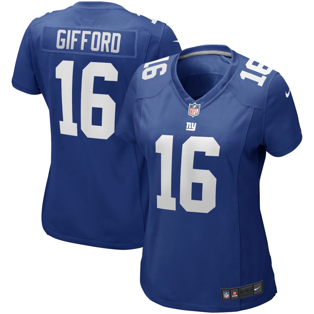 Women's New York Giants Frank Gifford Nike Royal Game Retired Player Jersey
