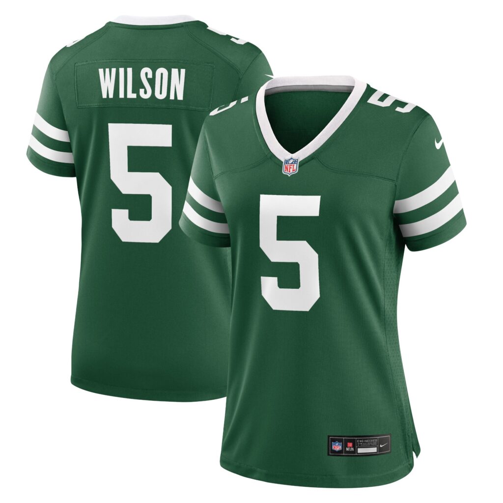 Garrett Wilson New York Jets Nike Women's Game Jersey - Legacy Green