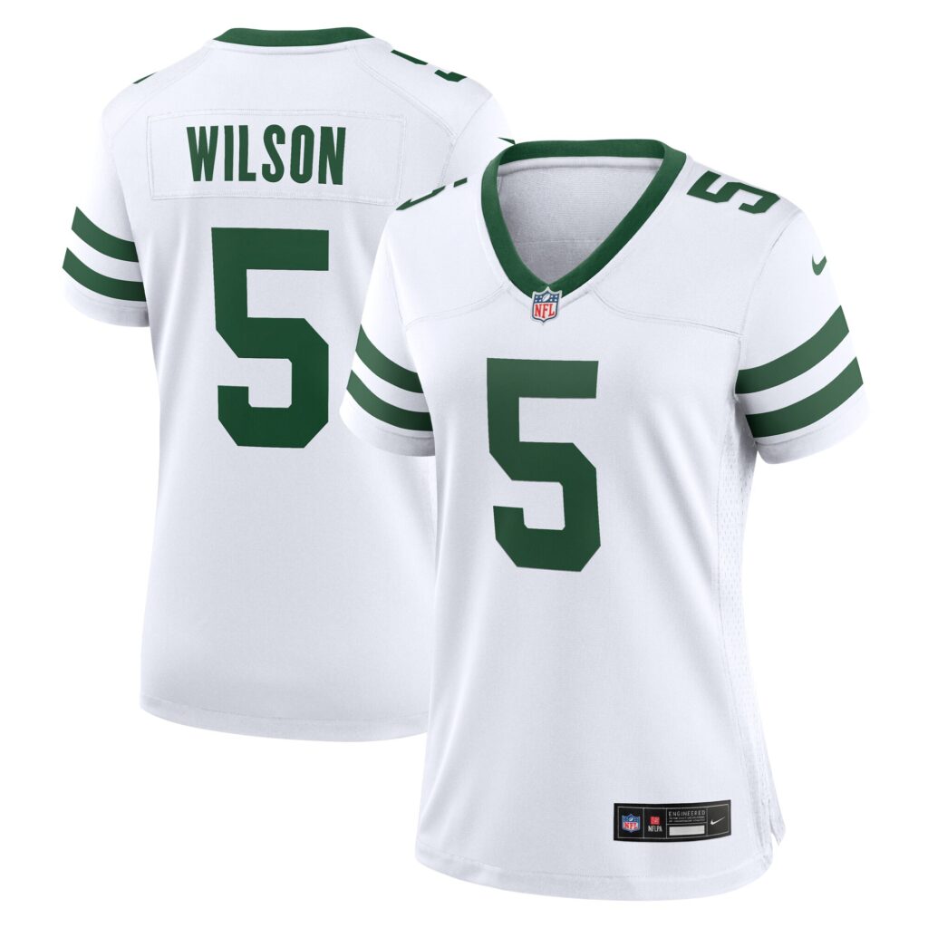 Garrett Wilson New York Jets Nike Women's Alternate Game Jersey -  White