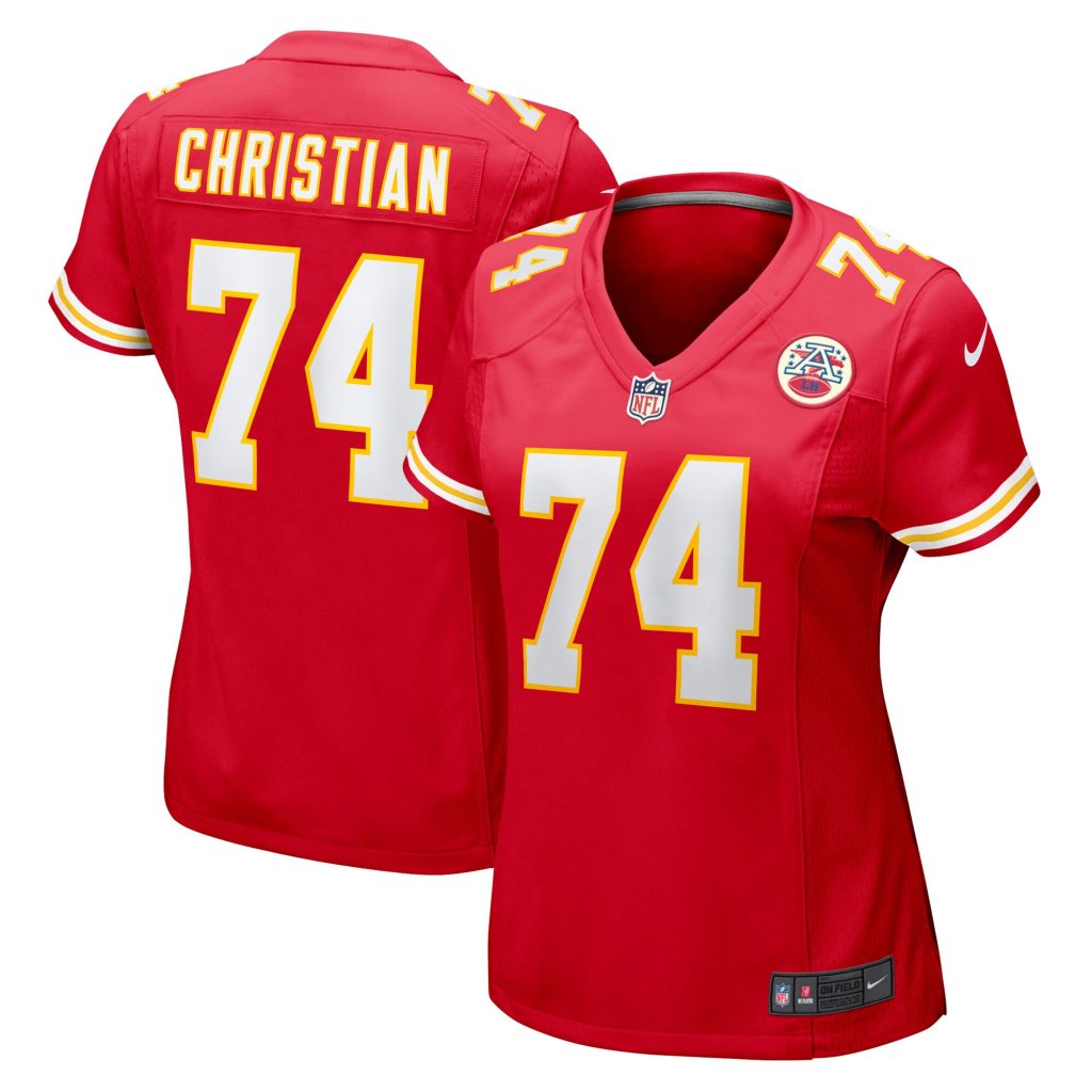 Women's Kansas City Chiefs Geron Christian Nike Red Game Player Jersey