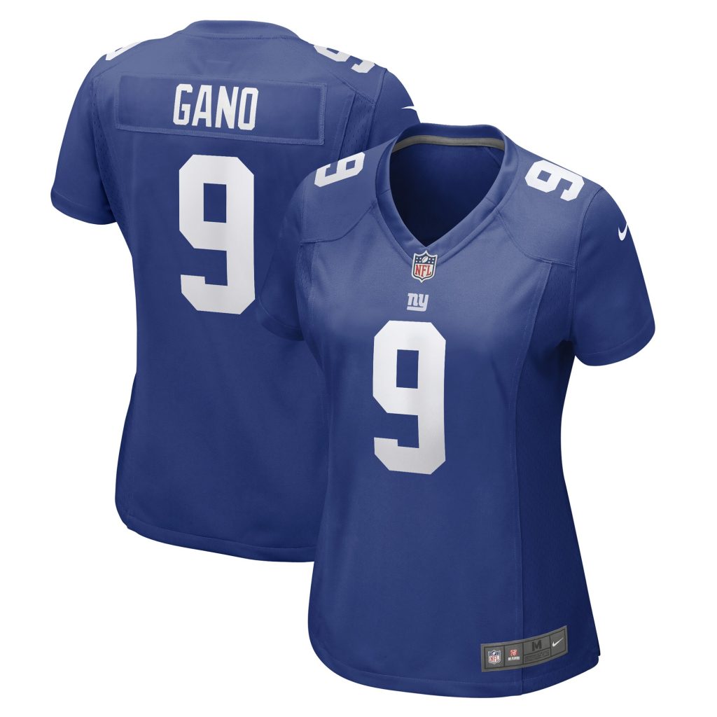 Women's New York Giants Graham Gano Nike Royal Team Game Player Jersey