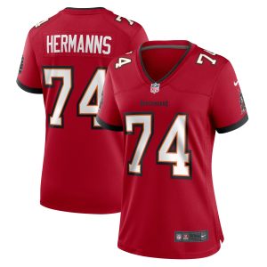 Women's Tampa Bay Buccaneers Grant Hermanns Nike Red Home Game Player Jersey