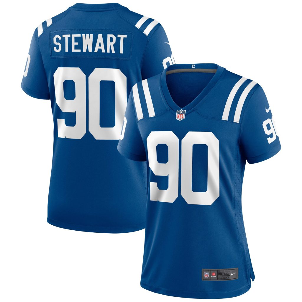 Women's Indianapolis Colts Grover Stewart Nike Royal Game Jersey