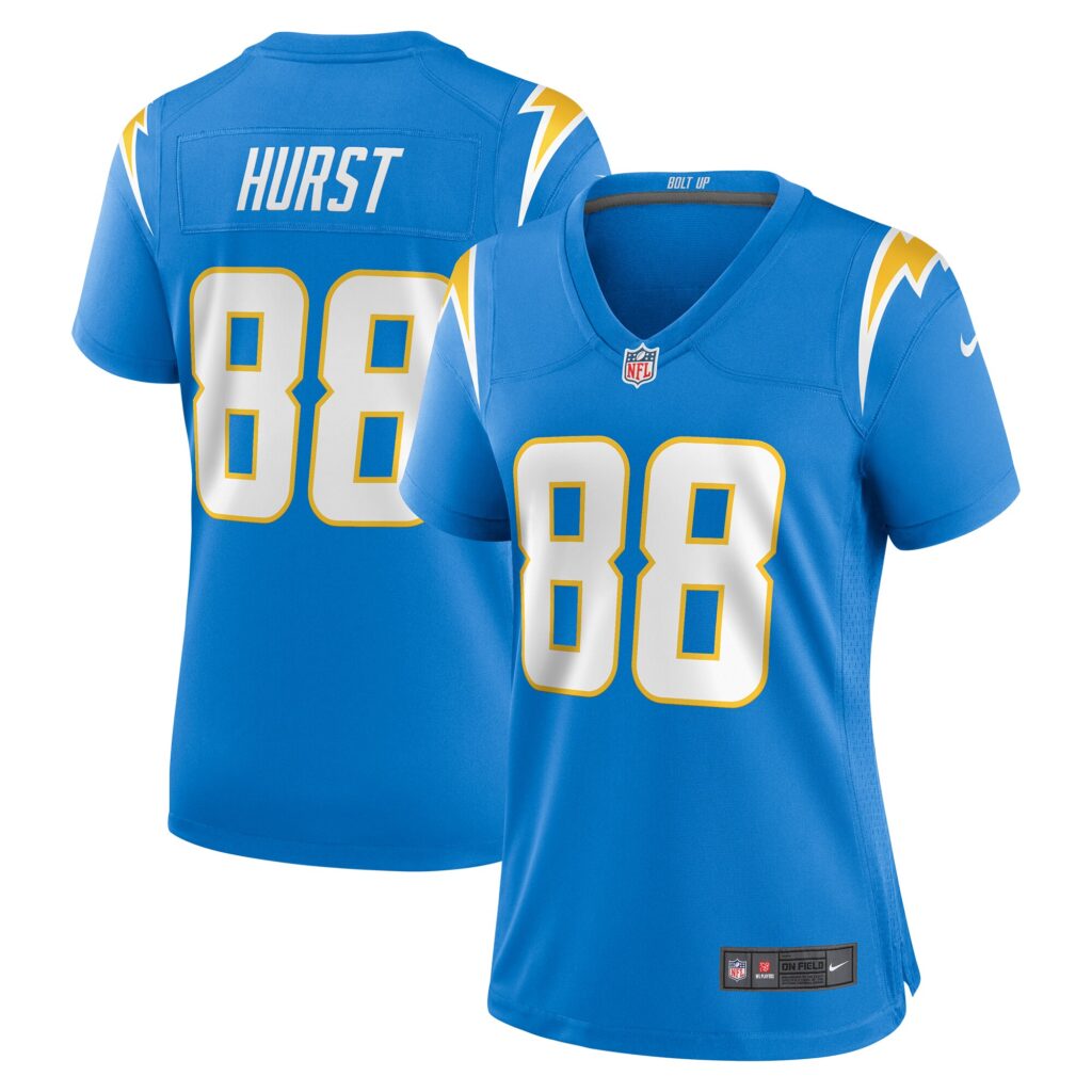 Hayden Hurst Los Angeles Chargers Nike Women's  Game Jersey -  Powder Blue