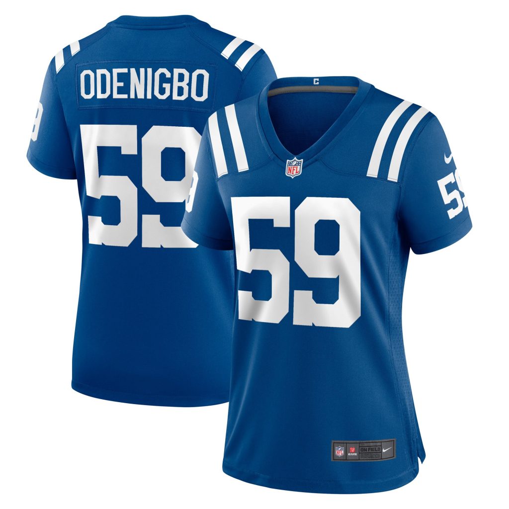 Women's Indianapolis Colts Ifeadi Odenigbo Nike Royal Game Player Jersey