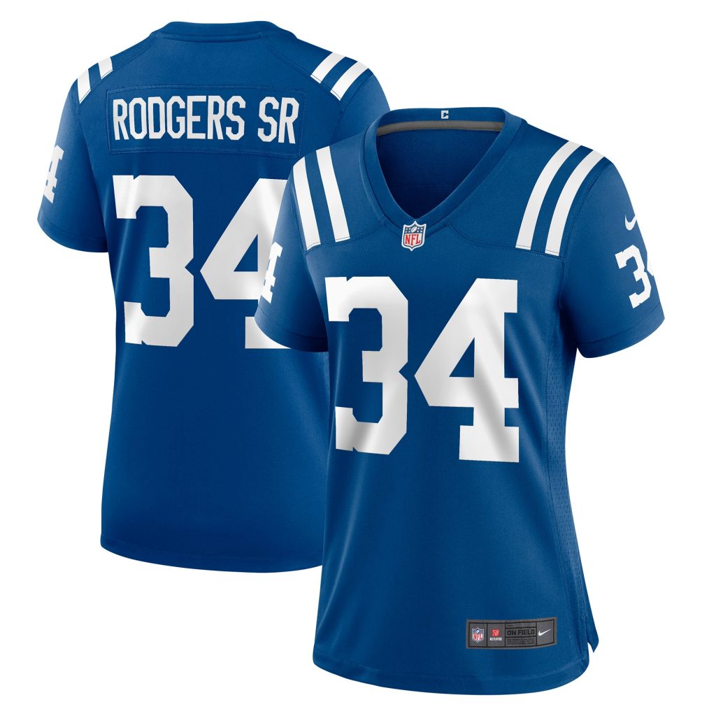 Women's Indianapolis Colts Isaiah Rodgers Nike Royal Home Player Game Jersey