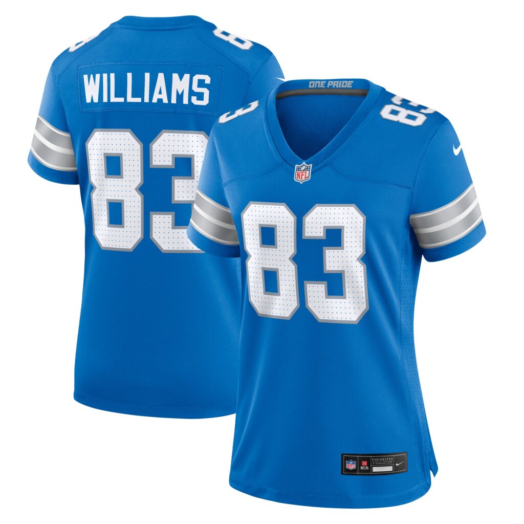 Isaiah Williams Detroit Lions Nike Women's Game Jersey -  Blue