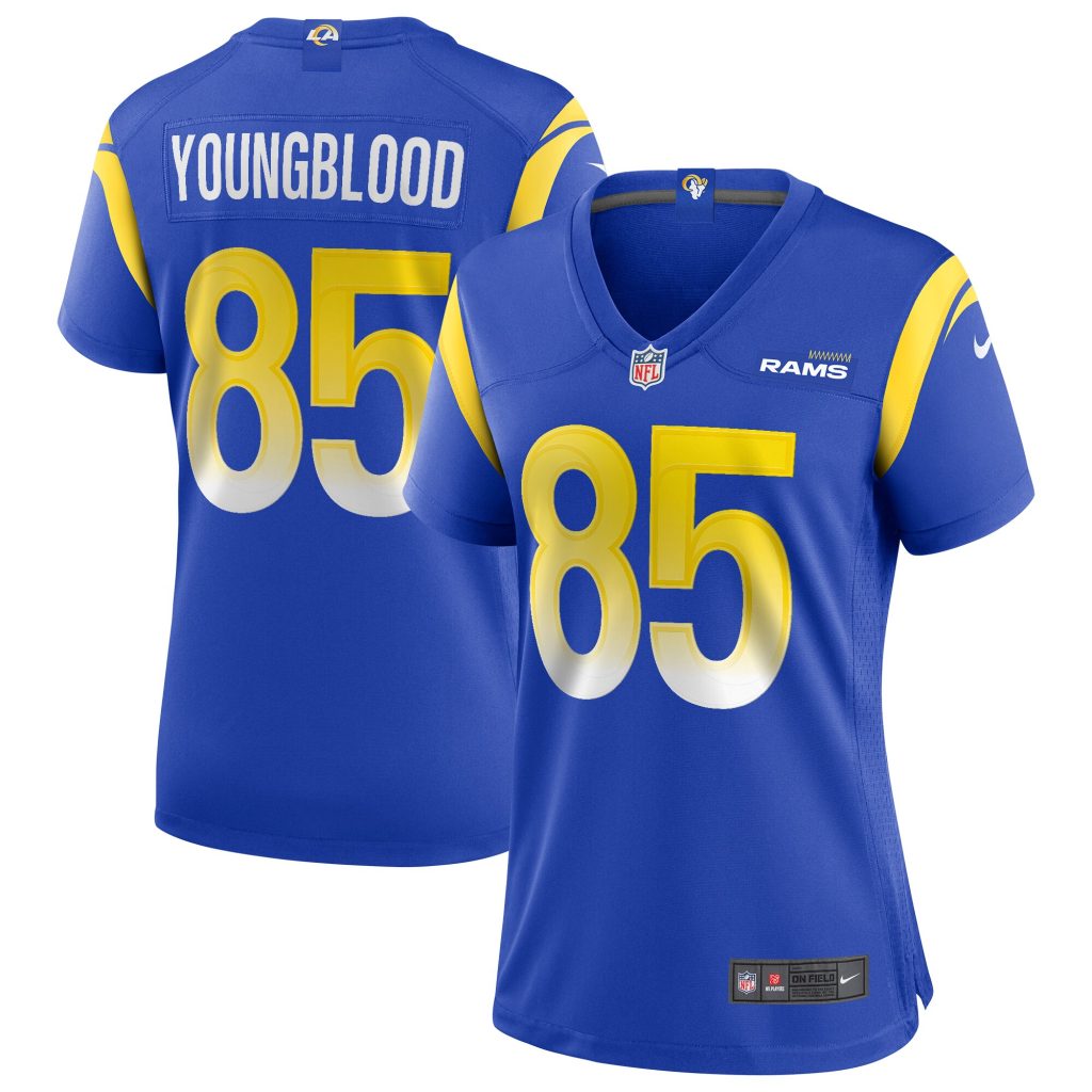 Women's Los Angeles Rams Jack Youngblood Nike Royal Game Retired Player Jersey