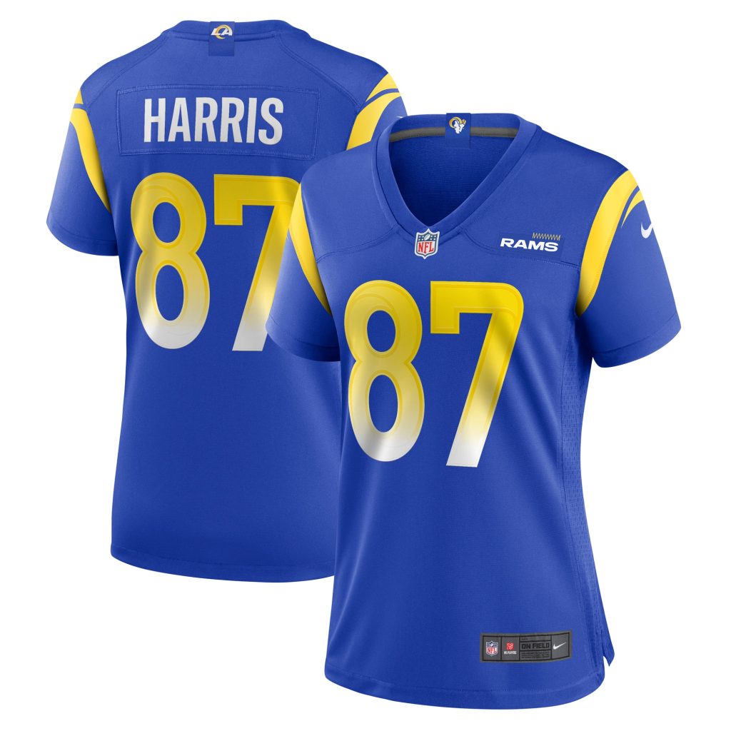 Women's Los Angeles Rams Jacob Harris Nike Royal Game Player Jersey