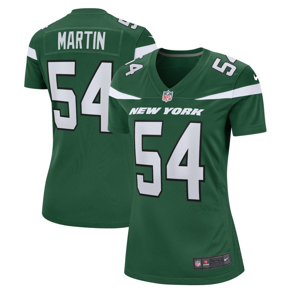 Women's New York Jets Jacob Martin Nike Gotham Green Game Jersey