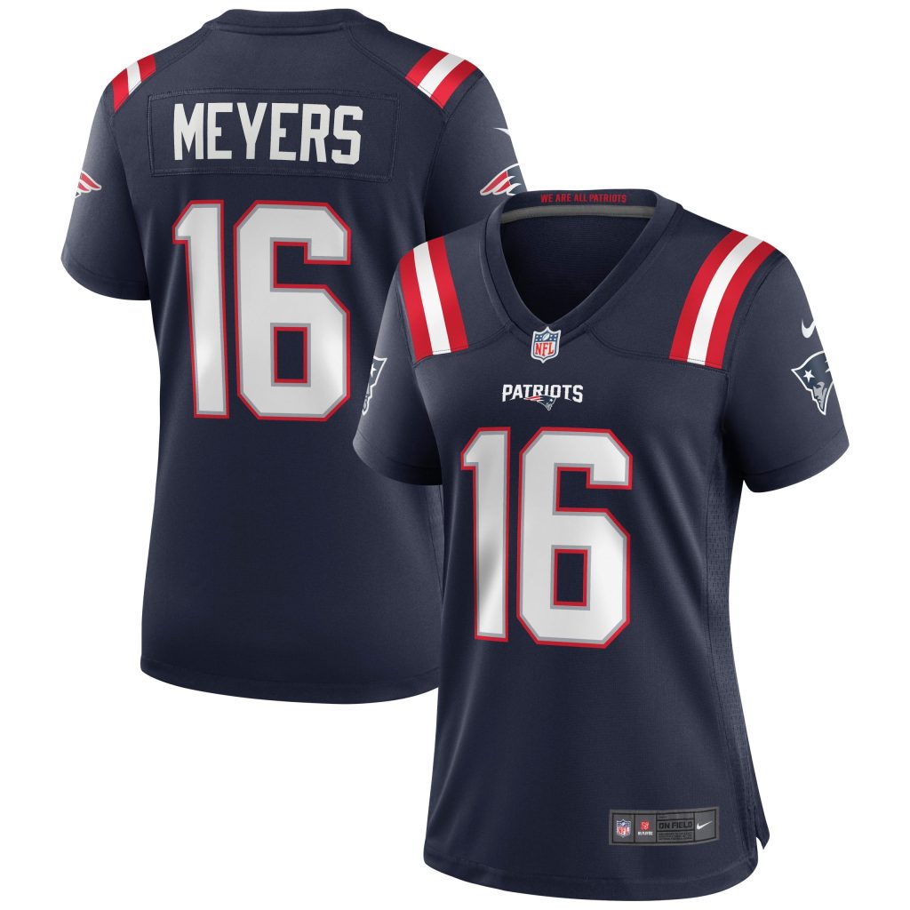 Women's New England Patriots Jakobi Meyers Nike Navy Game Jersey
