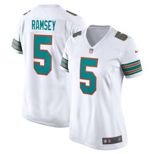 Women's Miami Dolphins Jalen Ramsey Nike White Alternate Game Jersey