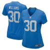 Women's Detroit Lions Jamaal Williams Nike Blue Player Game Jersey