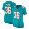 Women's Miami Dolphins Jamal Perry Nike Aqua Home Game Player Jersey
