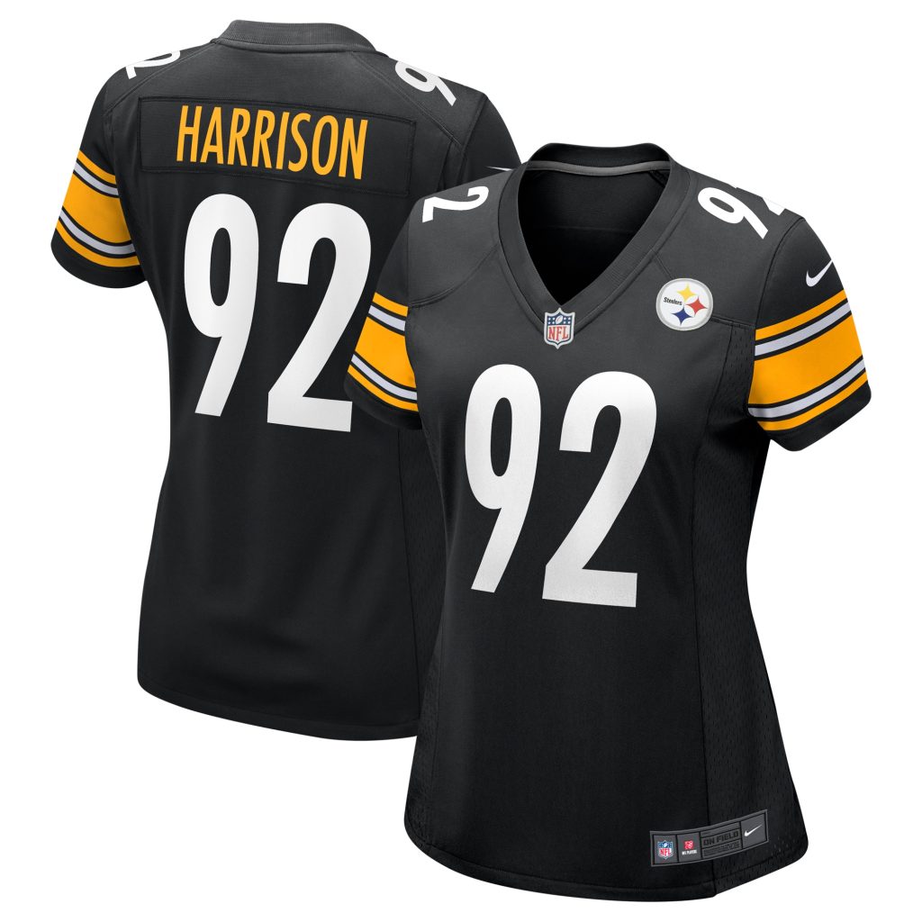 Women's Pittsburgh Steelers James Harrison Nike Black Retired Game Jersey