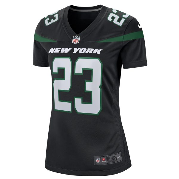 Women's New York Jets James Robinson Nike Stealth Black Alternate Game Player Jersey