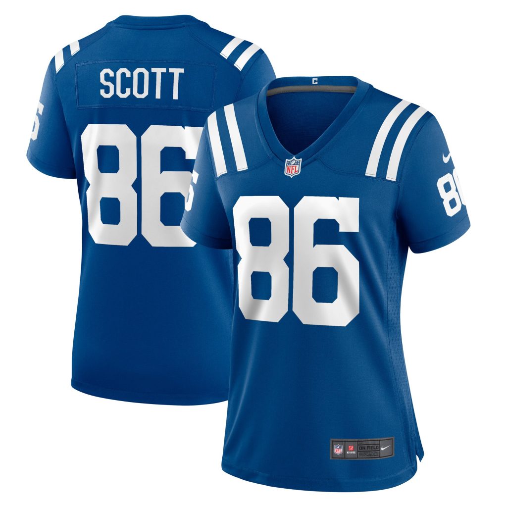 Women's Indianapolis Colts Jared Scott Nike Royal Game Player Jersey