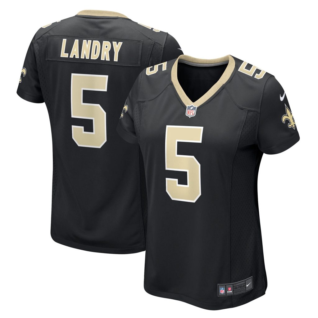 Women's New Orleans Saints Jarvis Landry Nike Black Player Game Jersey