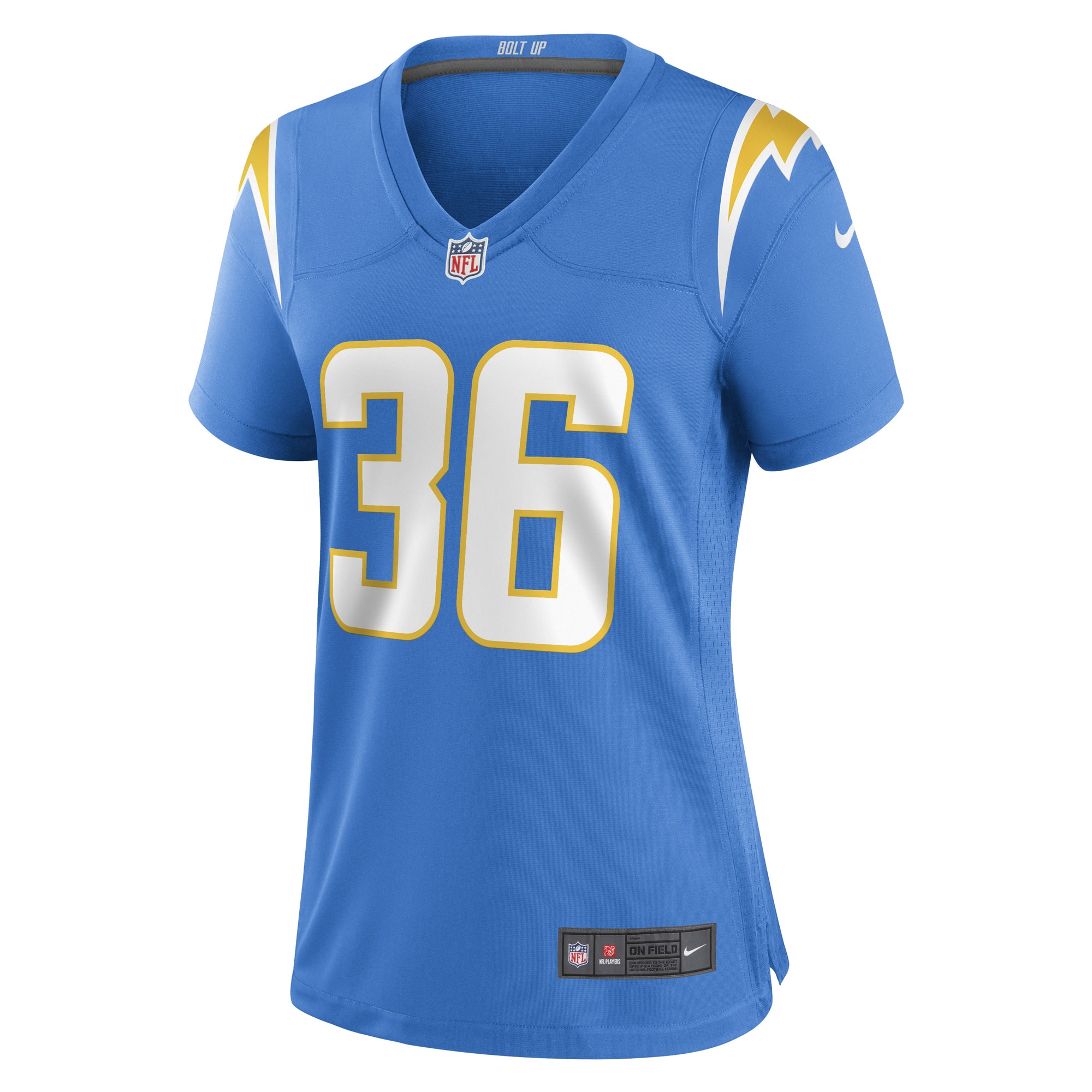 Women's Los Angeles Chargers Ja'Sir Taylor Nike Powder Blue Game Player ...