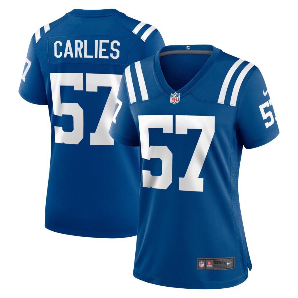 Jaylon Carlies Indianapolis Colts Nike Women's Game Jersey -  Royal
