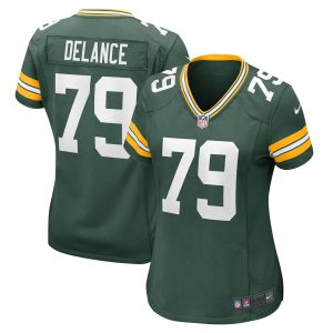 Women's Green Bay Packers Jean Delance Nike Green Home Game Player Jersey