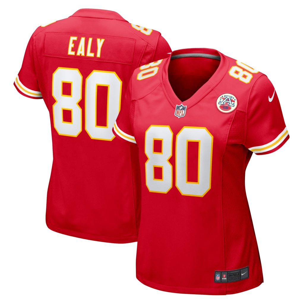 Women's Kansas City Chiefs Jerrion Ealy Nike Red Game Player Jersey