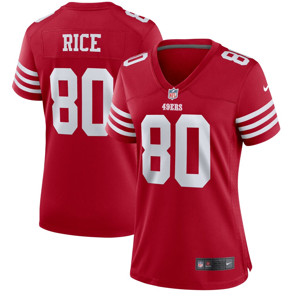 Jerry Rice San Francisco 49ers Nike Women's Retired Player Game Jersey - Scarlet