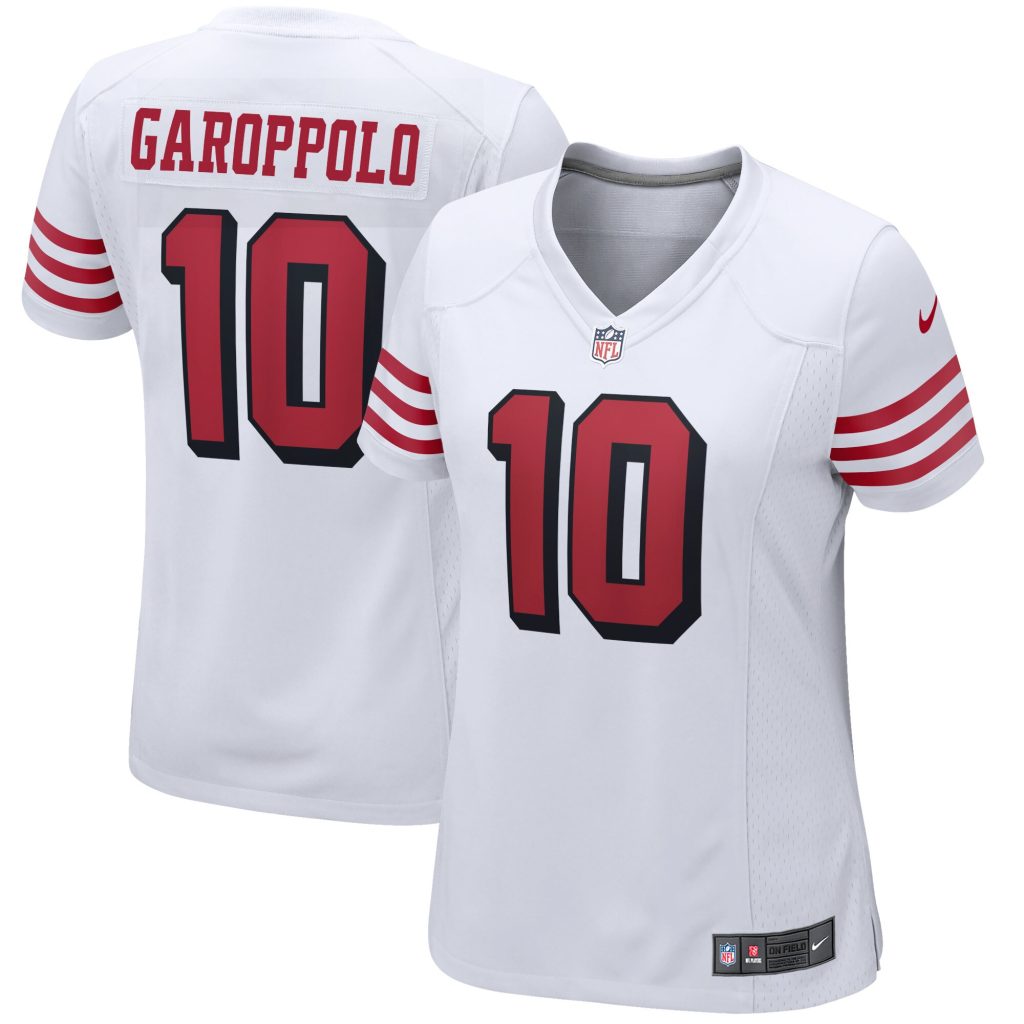 Women's Nike Jimmy Garoppolo White San Francisco 49ers Alternate Game Player Jersey