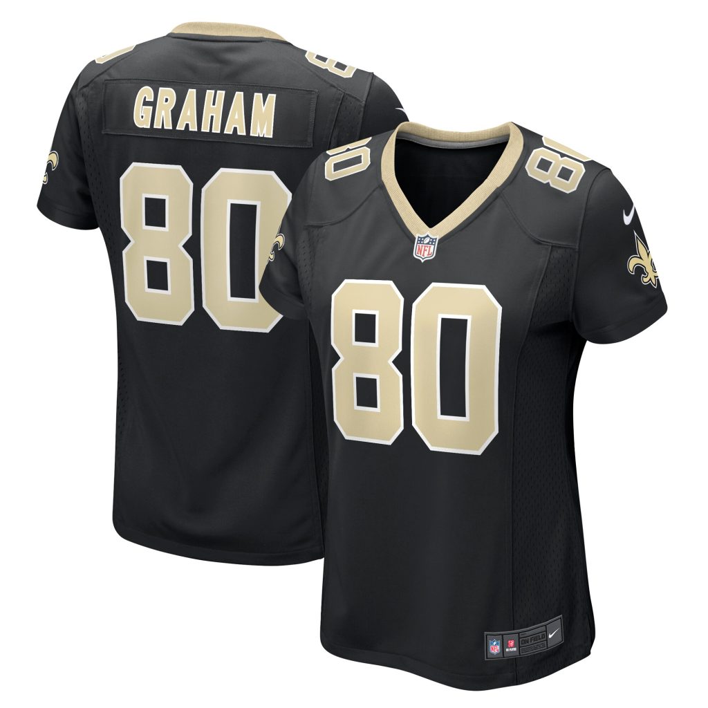 Jimmy Graham New Orleans Saints Nike Women's Team Game Jersey -  Black