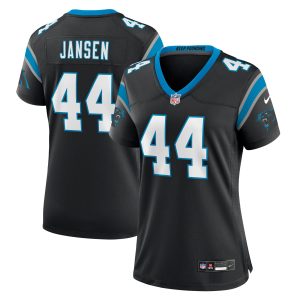Women's Carolina Panthers J.J. Jansen Nike Black Team Game Jersey