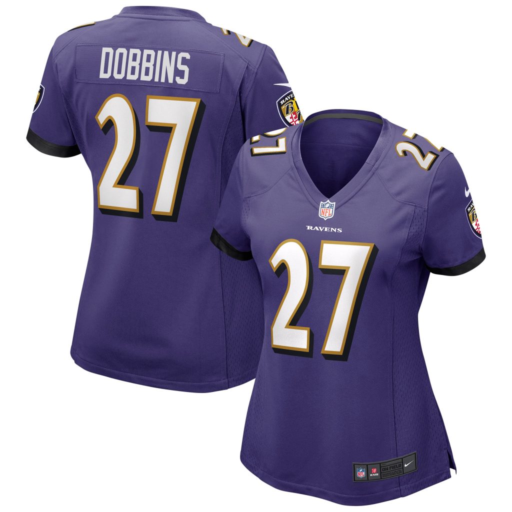 Women's Baltimore Ravens J.K. Dobbins Nike Purple Game Jersey